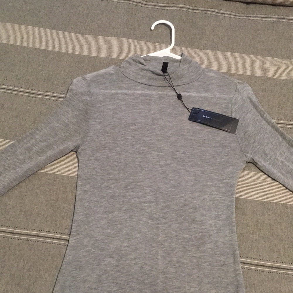 BCBG gray, lightweight dress